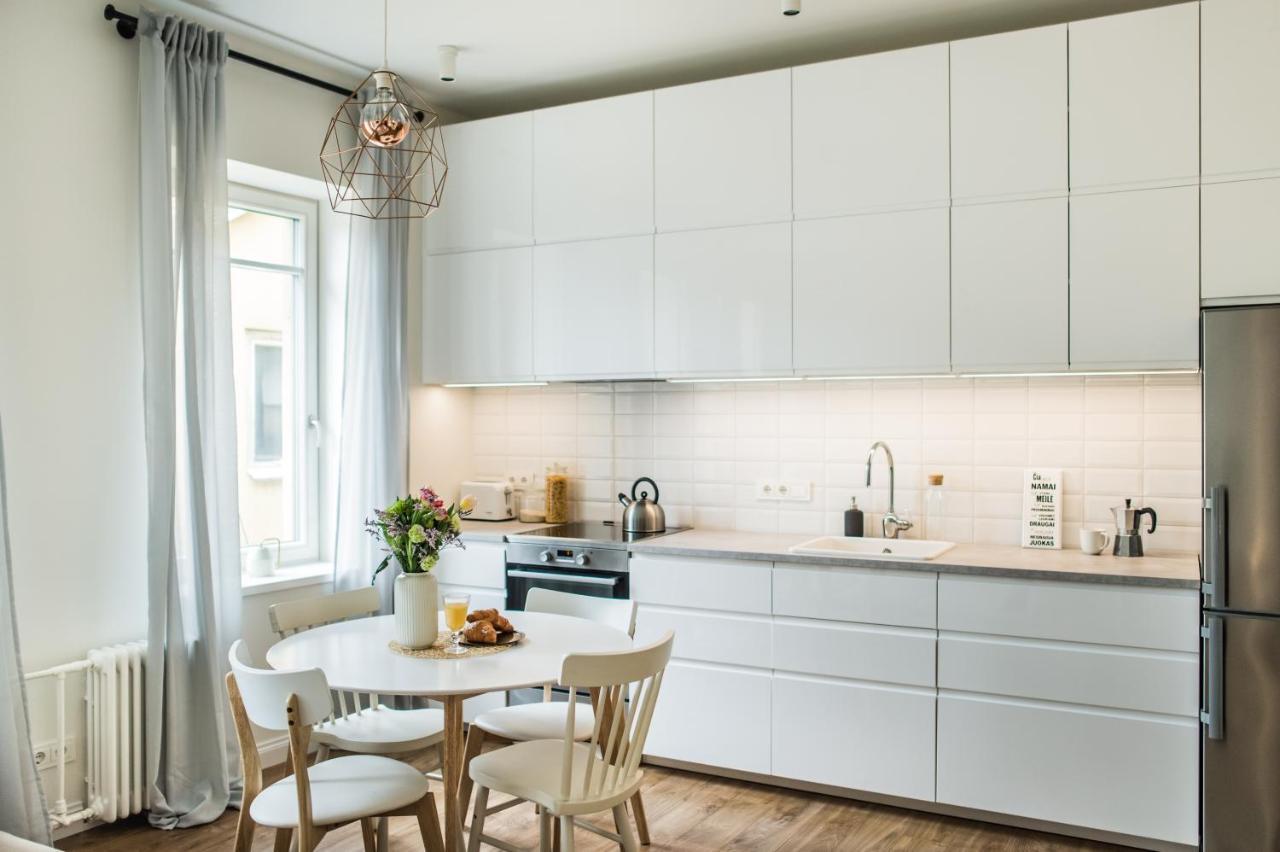 Stylish Apartment In The Heart Of Kaunas Old Town Kültér fotó