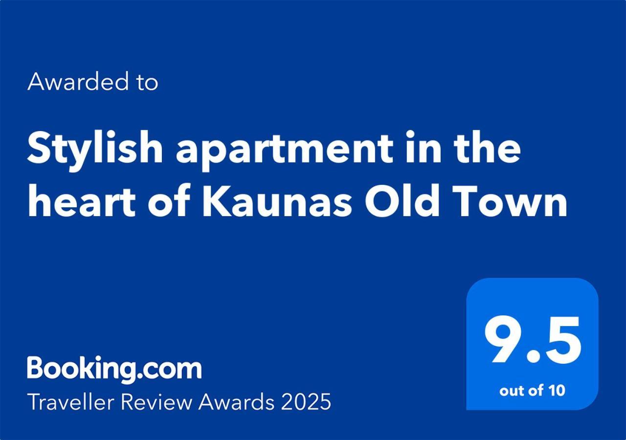 Stylish Apartment In The Heart Of Kaunas Old Town Kültér fotó
